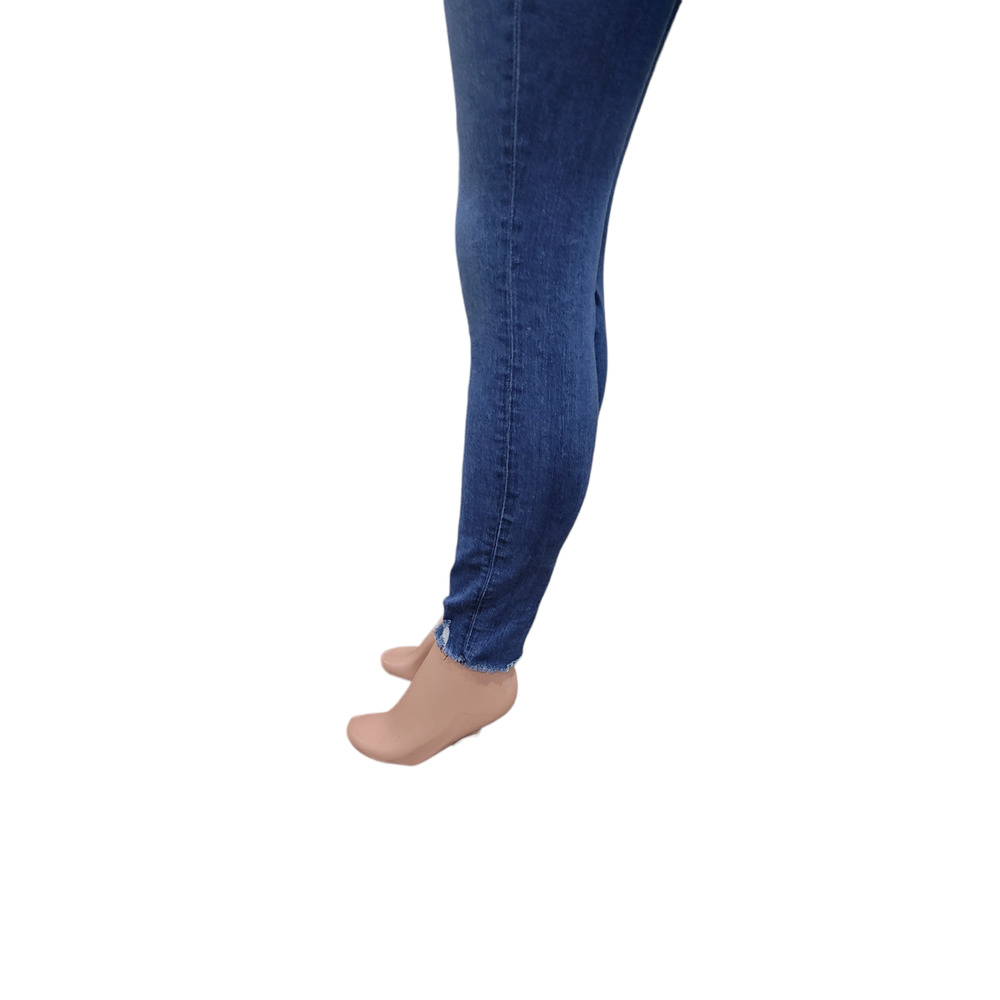 High-Rise Blue Skinny Jeans for Women - Picture 7 of 16